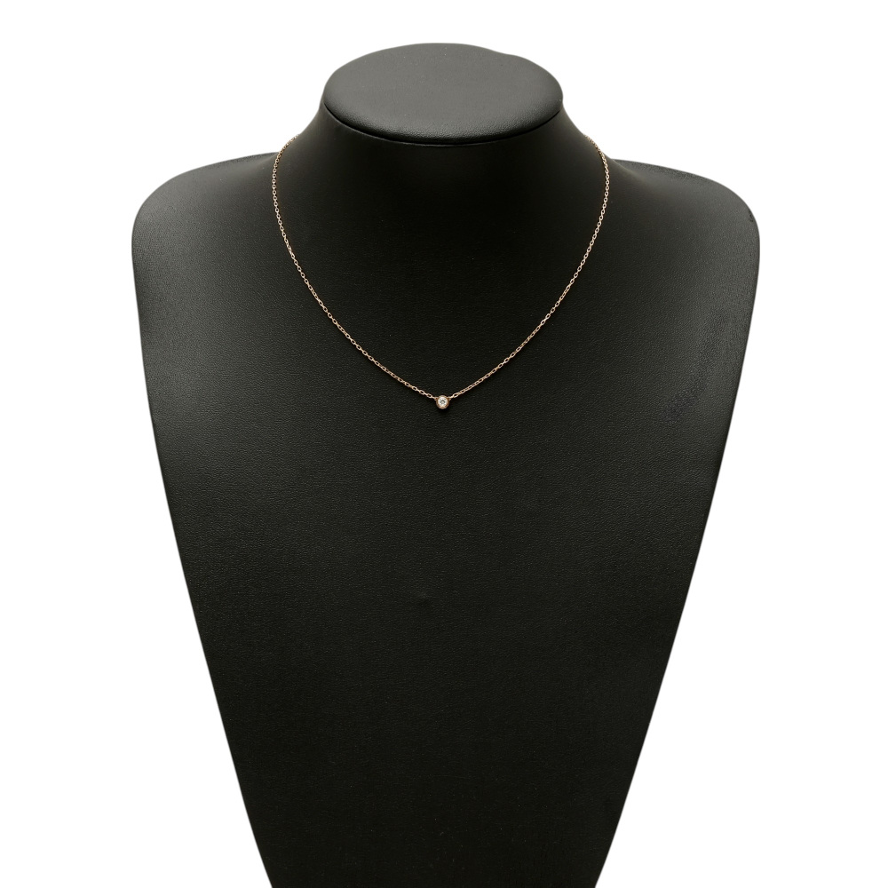 Cartier Damour (diamant Leger) Necklace 18K Rose Gold Diamond B7215700