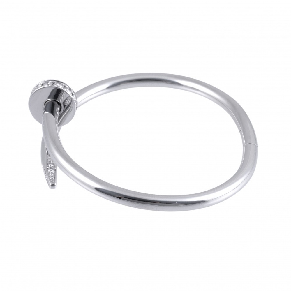 Cartier Juste un Clou Bracelet 18K White Gold Diamond B6048700