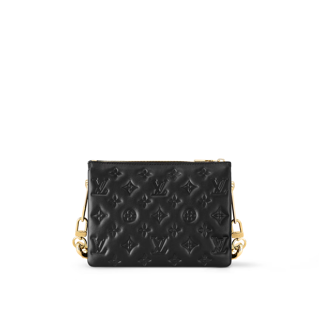 Louis Vuitton Coussin BB 22cm/8.7in Monogram Empreinte Leather Black M21259 – Women