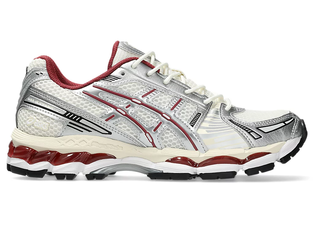 ASICS GEL-KAYANO 12.1 Running Shoes Beige/Red/Silver