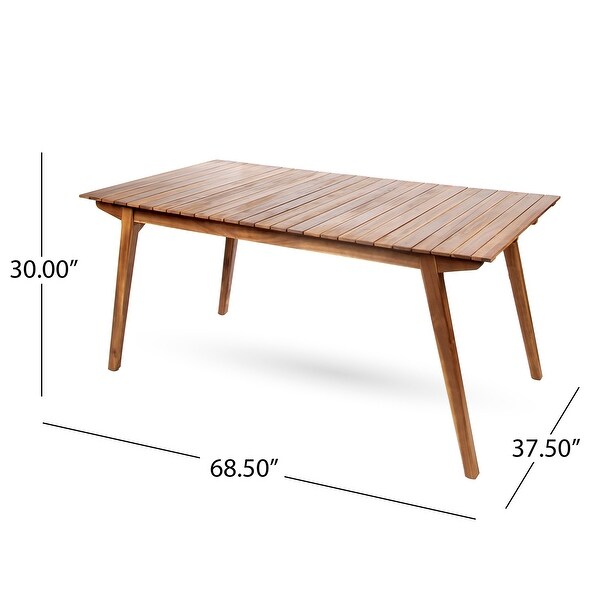 Acacia Wood Dining Table