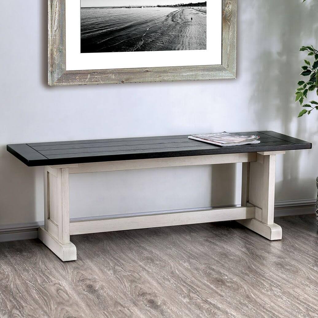 Bench Nekoma Espresso White