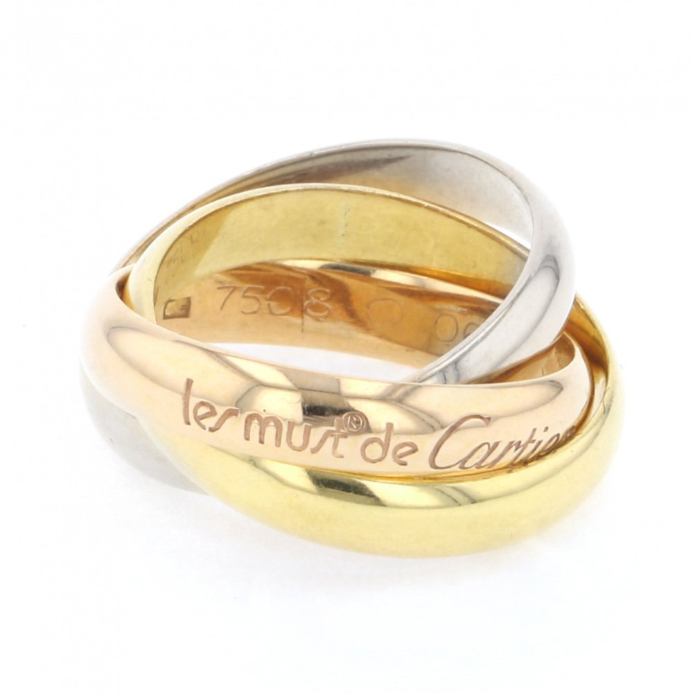 Cartier Trinity Ring Tri-Gold