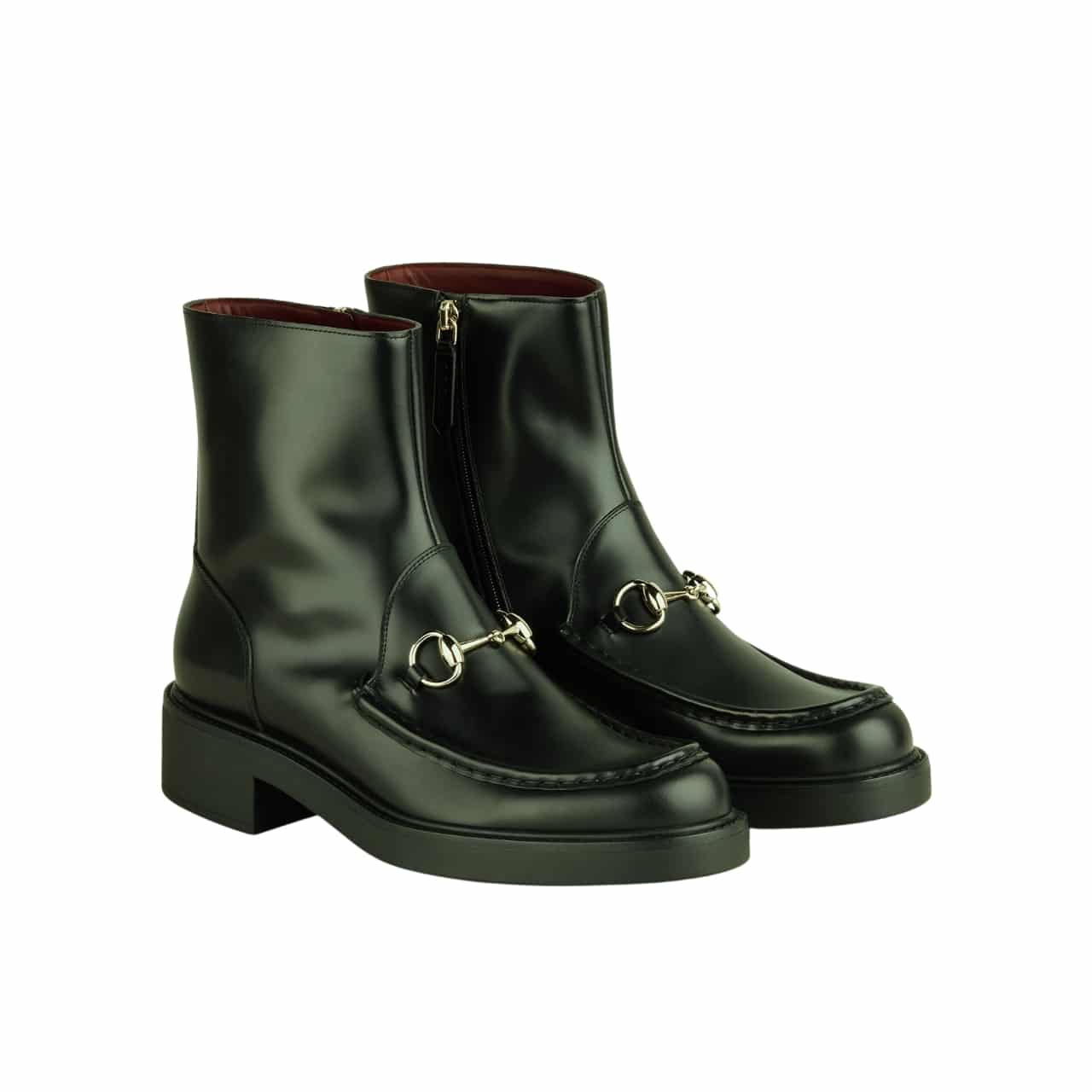 Gucci Women’S Horsebit Boot Dark Green