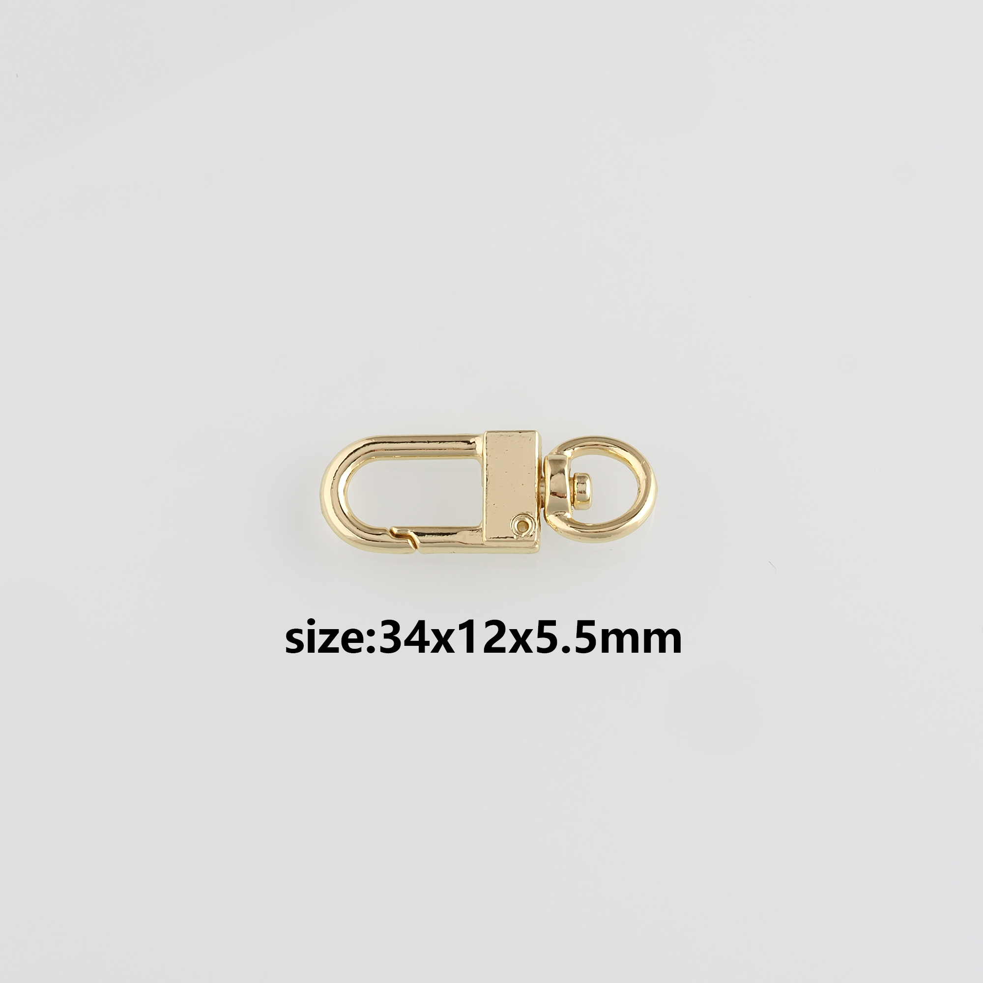 18K Gold Filled Lobster Claw Clasp,Lobster Clasp Lock,Spring Buckle for DIY Jewelry Necklace Bracelet