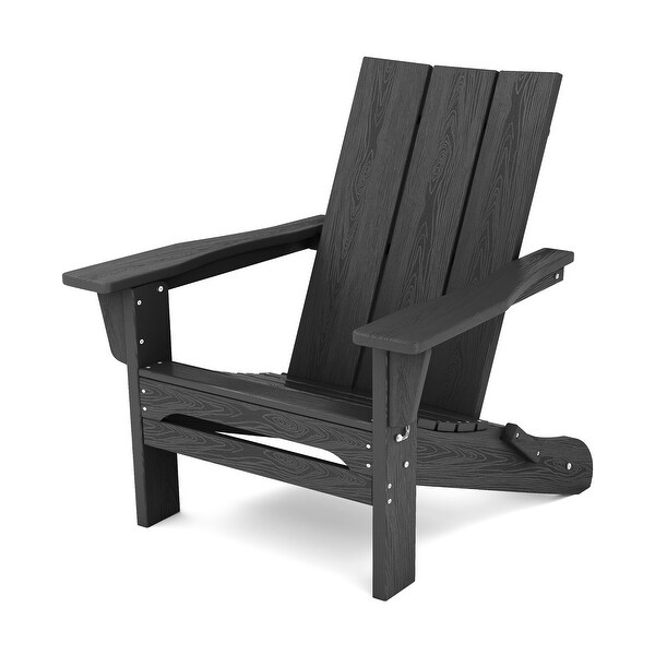 HDPE Oversized Folding Adirondack Chair,AllWeather Modern Folding Adirondack Chair