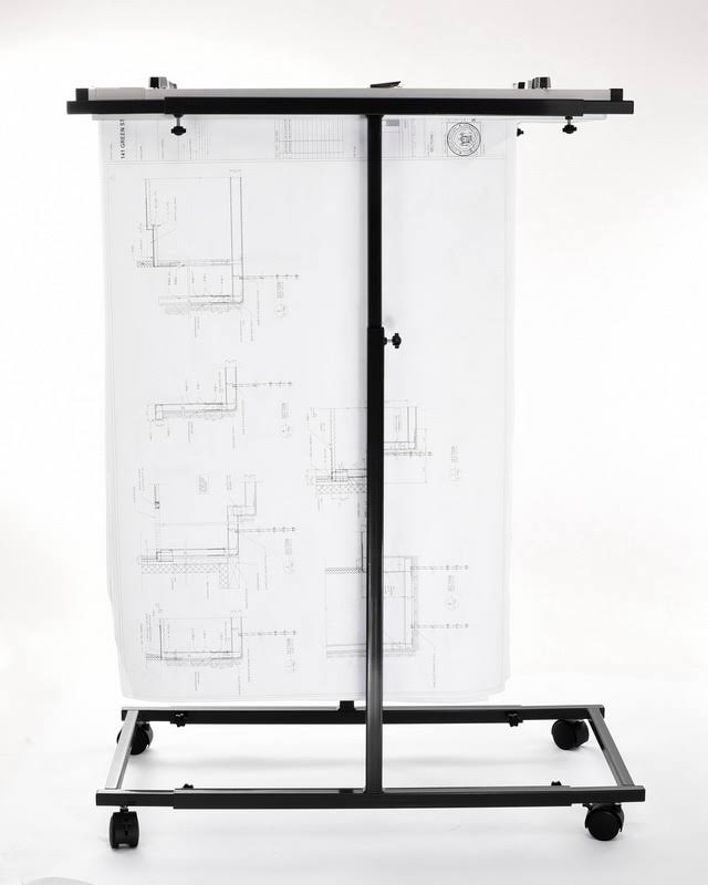 AdirOffice Mobile Vertical Plan Center, Blue 614-BLU