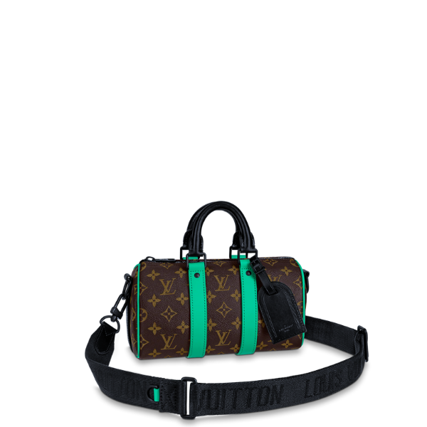 Louis Vuitton Keepall Bandouliere 25 Bag Turquoise M46249