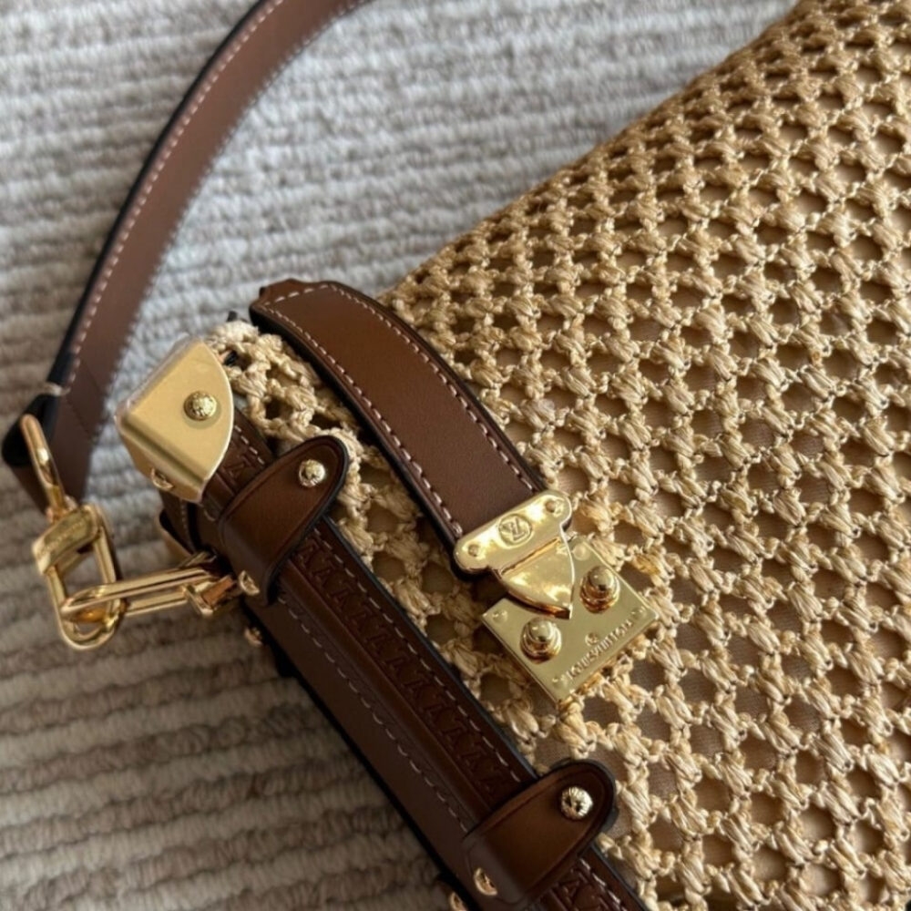Louis Vuitton Side Trunk MM Natural Brown 23cm M14405