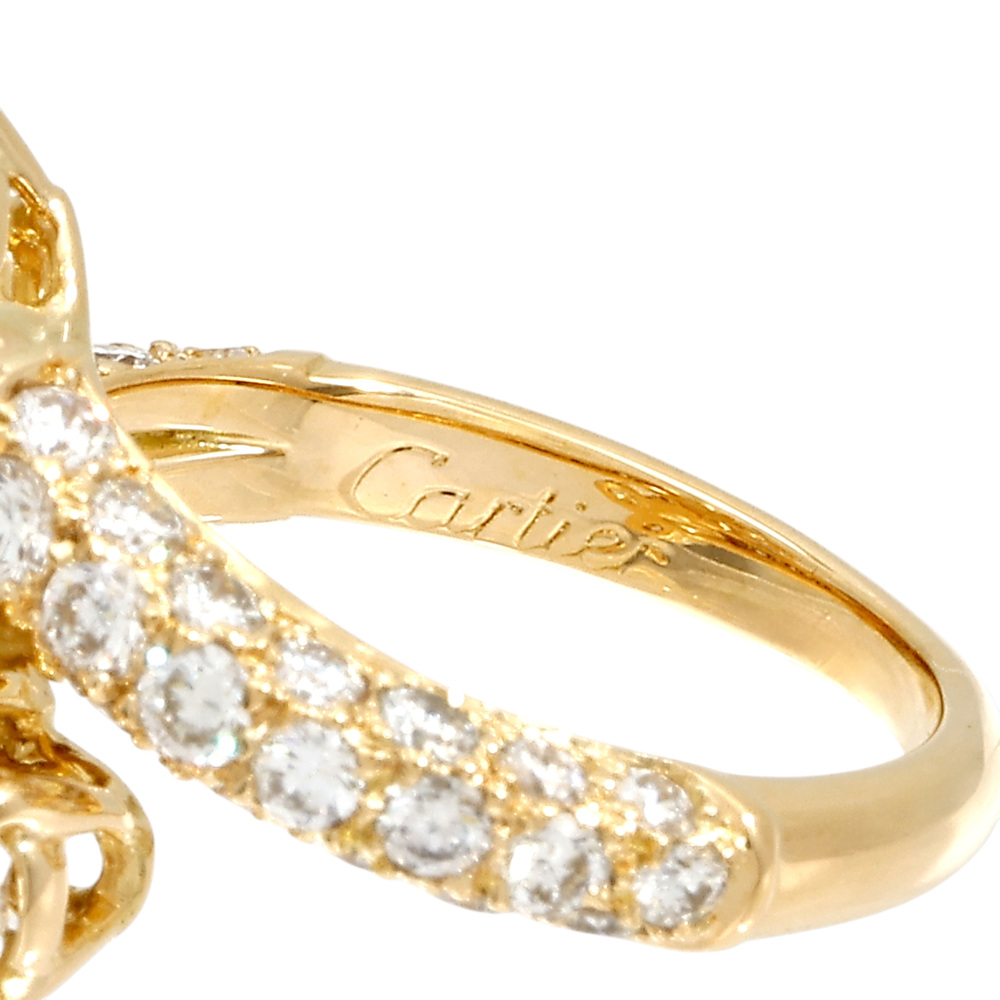 Cartier Primvale Ring 18K Yellow Gold Diamond