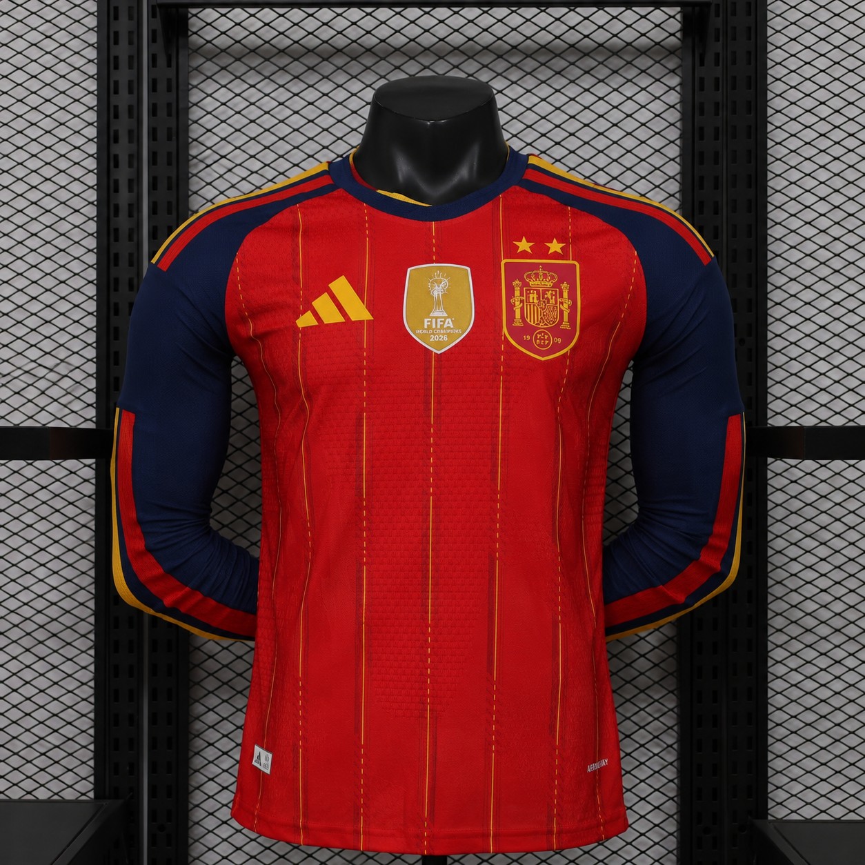2026 Spanish player edition championship 2-star long sleeved home jersey