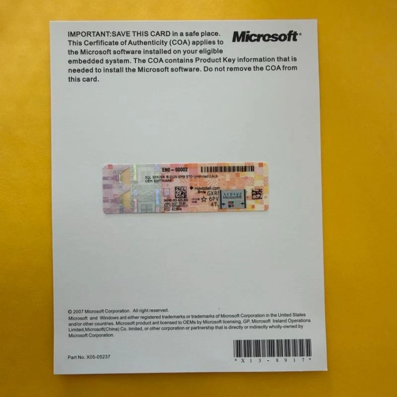 SQL 2025 Standard DVD Package