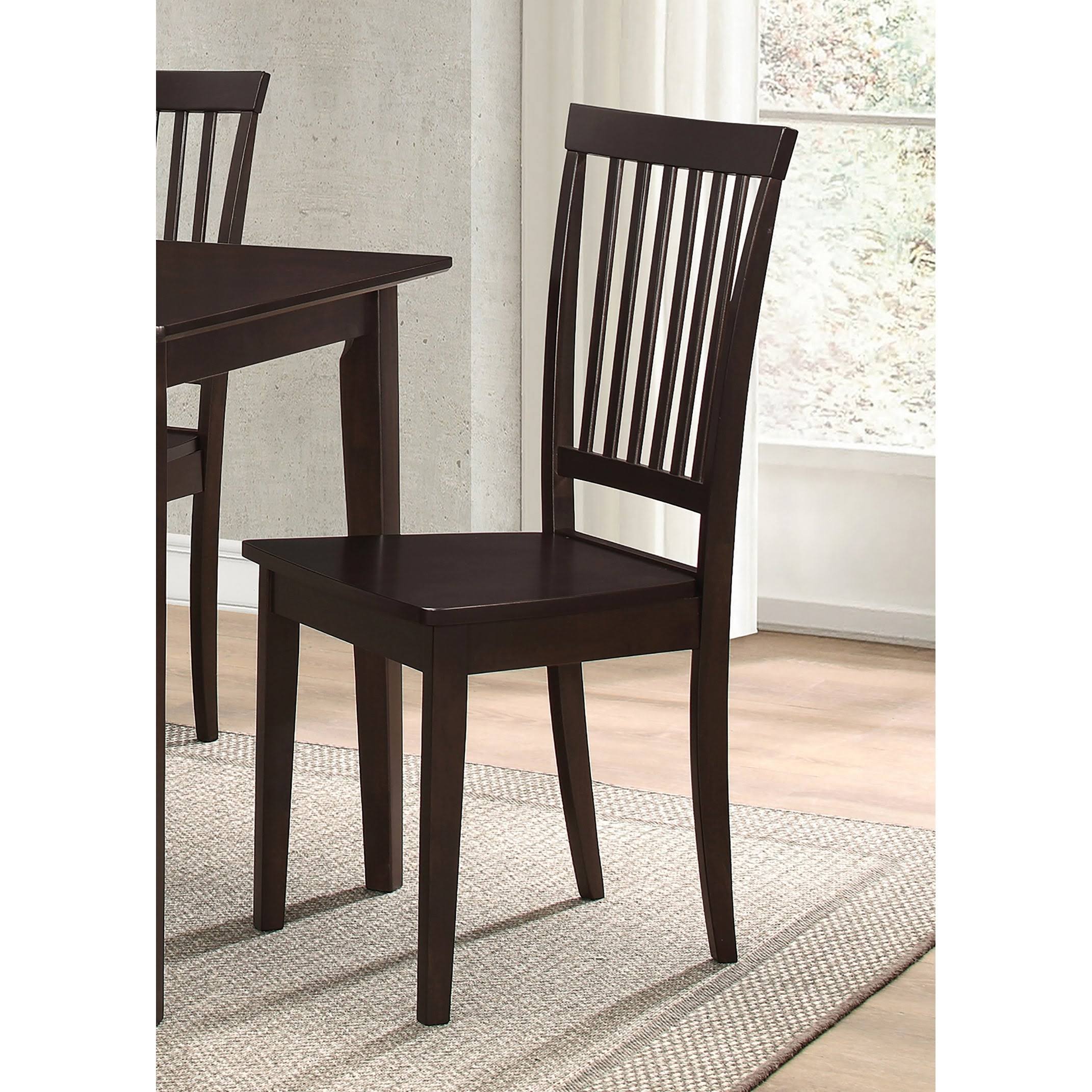 Stan Cappuccino 5-Piece Dining Set