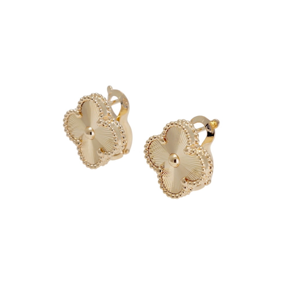 Van Cleef & Arpels Vintage Alhambra Earrings 18K Yellow Gold VCARP3JL00
