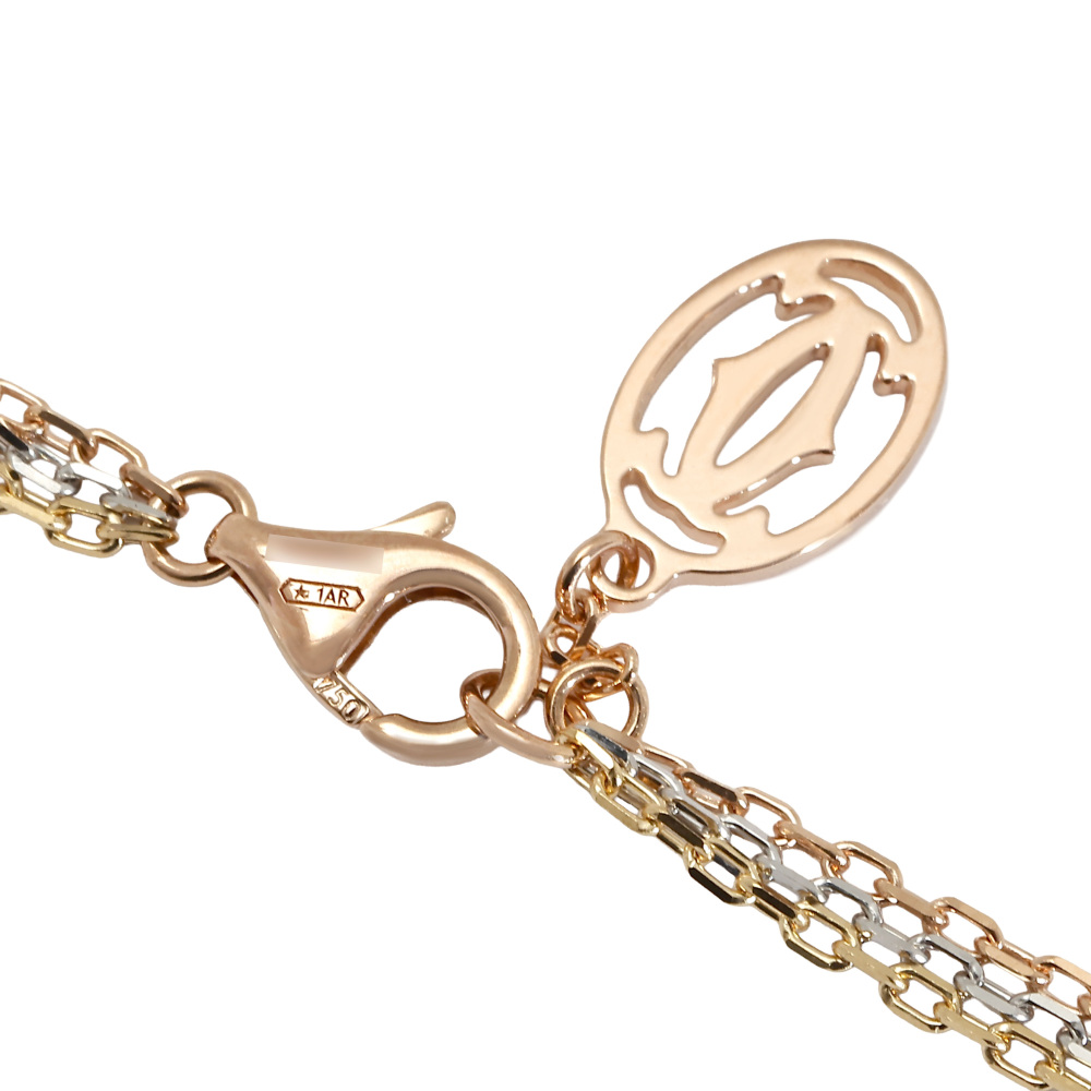 Cartier Trinity Necklace Tri-Gold
