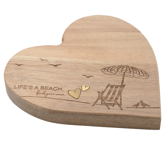My Home Deko-Herz mit Meer-Motiv