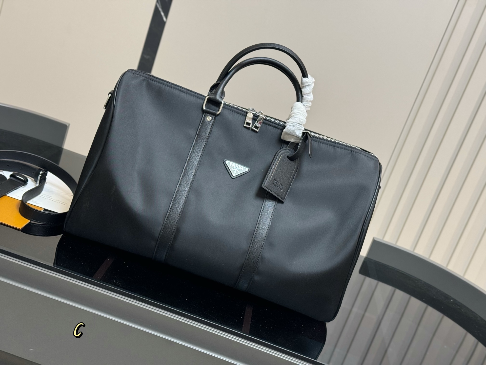 Prada Keepall Travel Bag Gym Bag - cnluxepick