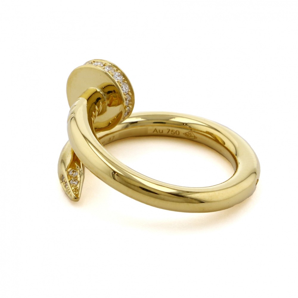 Cartier Juste un Clou #47 Ring 18K Yellow Gold Diamond