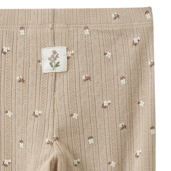 Topomini Pure Collection Newborn Leggings mit Blümchen