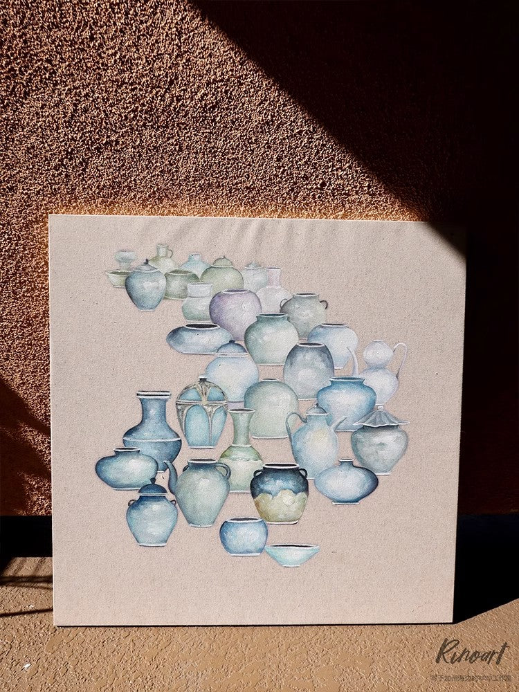 AH029 - Peaceful Art! Modern Morandi 