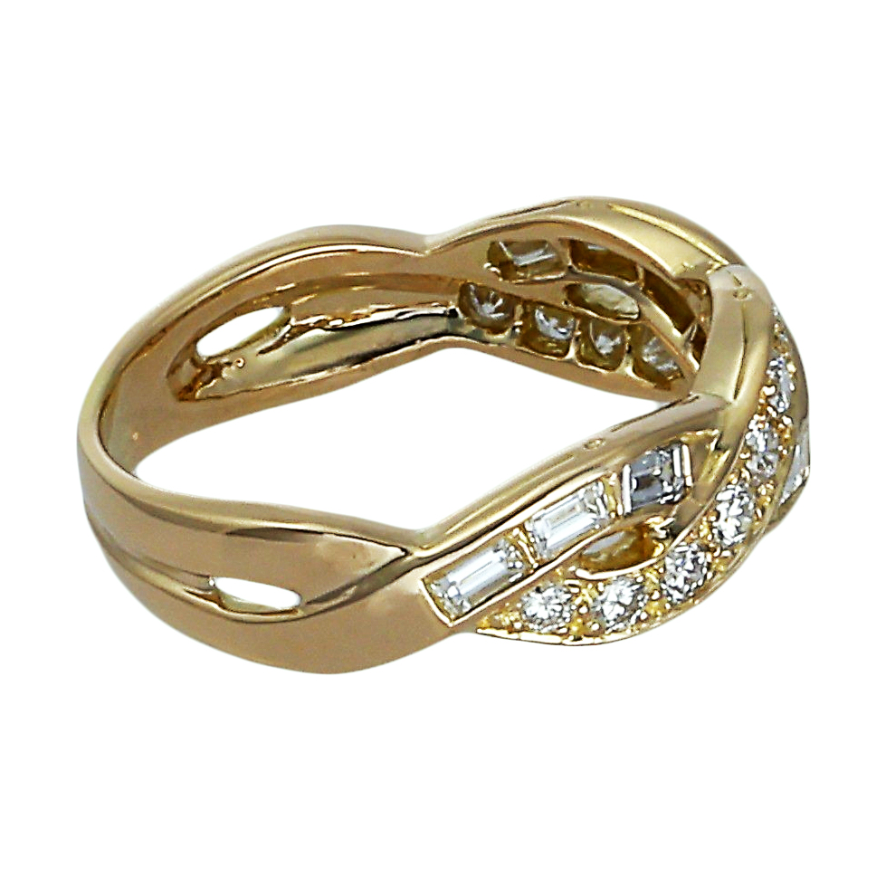 Tiffany & Co. Tiffany K18YG Yellow Gold Ring Diamond