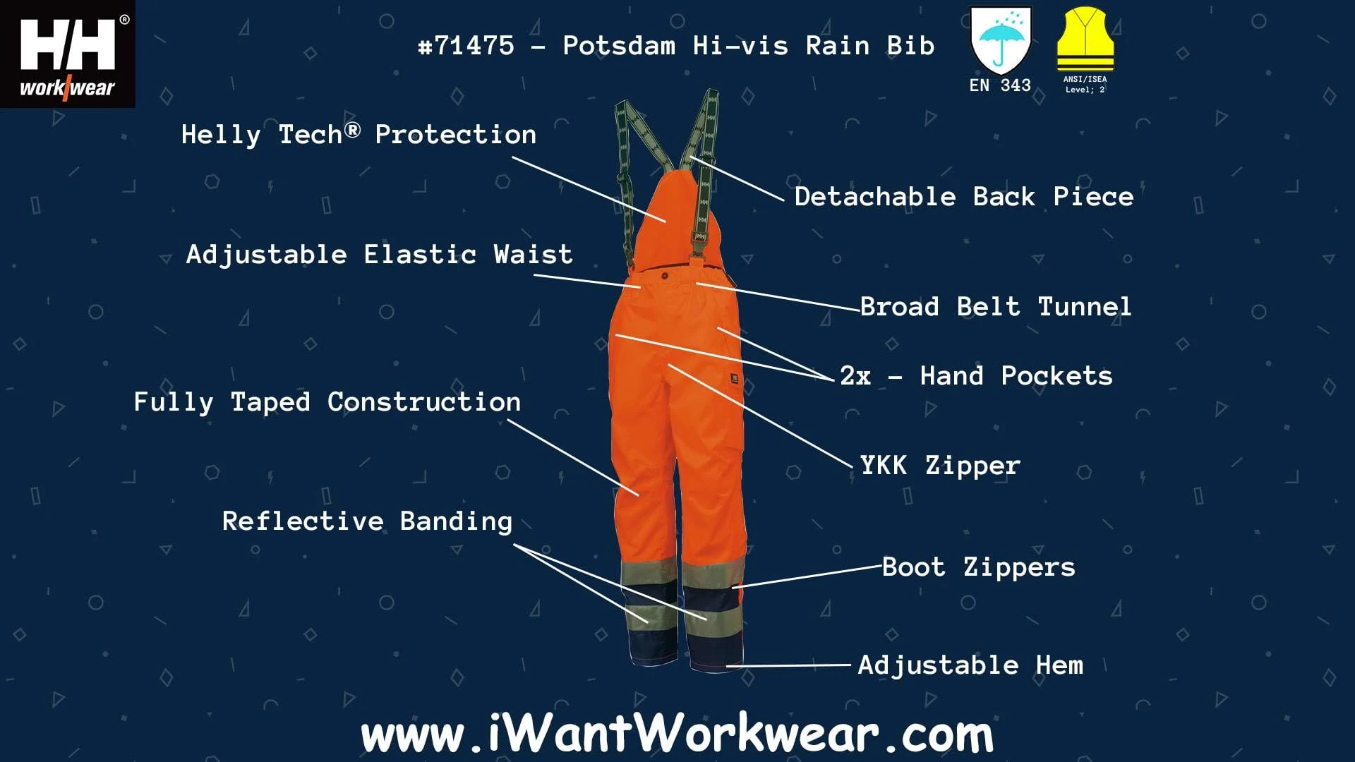 Helly Hansen Potsdam Pant Xs Yellow