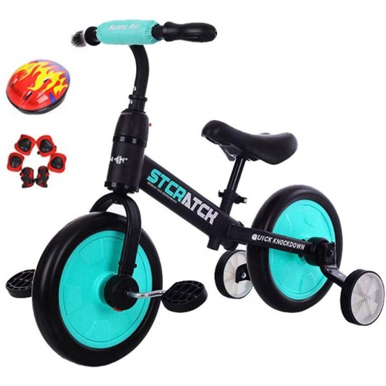 Balance Bike Freestyle Girl’s Boy’s Kids Children Bike, 4 Colours, in Size (12inch)