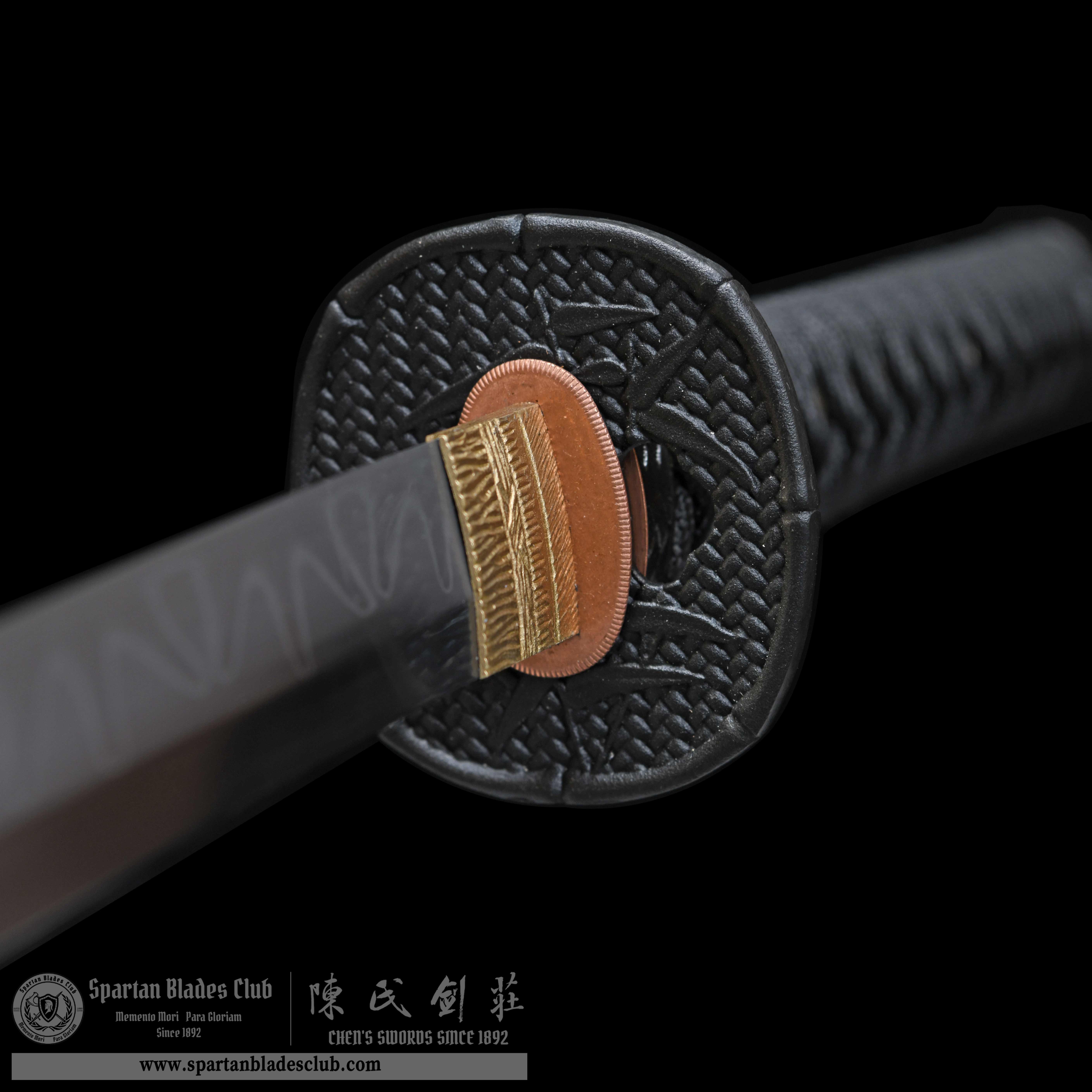 HY180 | Aohana | Katana | T10 Steel | Clay-tempered | Real Hamon | Blue | Flower | Battle-Ready | Full-tang | Spartan Blades Club | CHEN'S SWORDS 1892 - Spartan Blades Club - 陳氏劍莊1892
