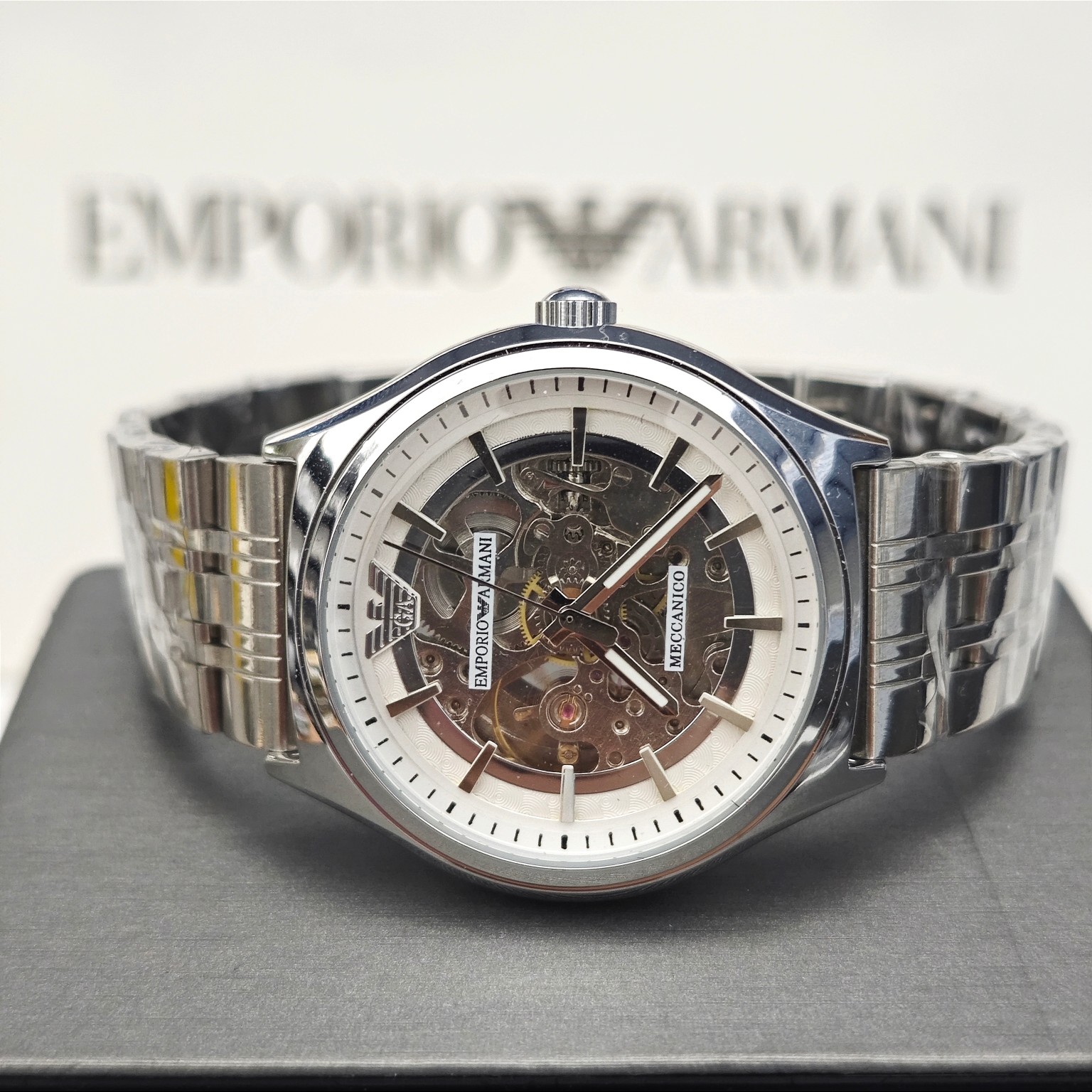 Armani flywheel hollow automatic mechanical watch - cnluxepick