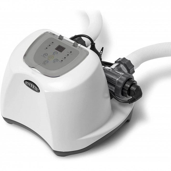 2026 INTEX KRYSTAL CLEAR SALTWATER SYSTEM WITH E.C.O. (ELECTROCATALYTIC OXIDATION) FOR UP TO 15000-GALLON ABOVE GROUND POOLS, 110-120V WITH GFCI