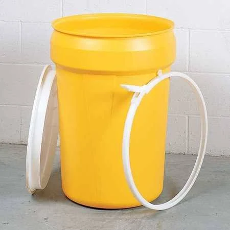 Eagle 1601 30 Gallon Lab Pack (Yellow) w/Plastic Lever-Lock Ring