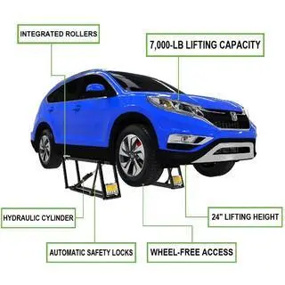 QuickJack 7000TL Portable Vehicle Lift – Heavy-Duty 7,000 lb Capacity Jack for Trucks and SUVs