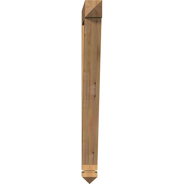 Ekena Millwork 3 1/2x22W x 28x22D x 40x22H Traditional Arts u0026 Crafts Smooth BRACKET, Western Red Cedar