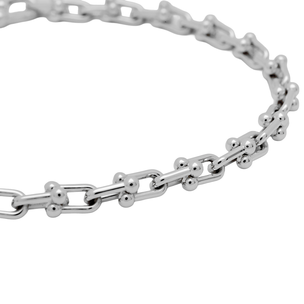 Tiffany & Co. Hardware Microlink Bracelet Sterling Silver 60423393
