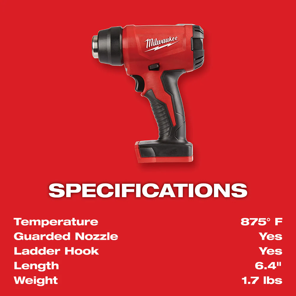 2026 Milwaukee  2688-20 M18 Compact Heat Gun, Bare Tool