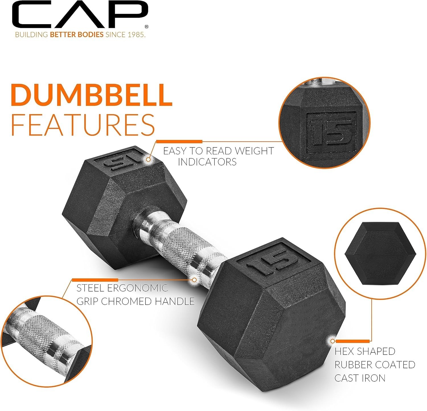 150LB SET Chrome Handles Rubber Coated Dumbbell Weight Set with Vertical Rack