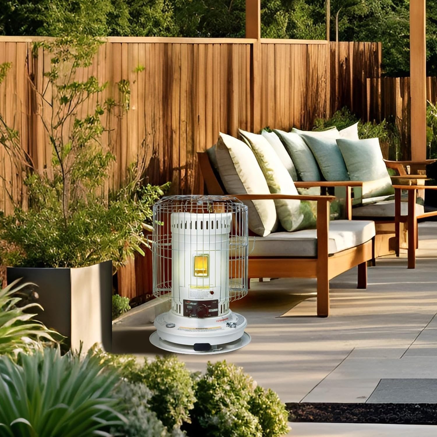 23500 BTU Portable Kerosene Heater Indoor Outdoor Convection Heater with Multi-Safety Protection