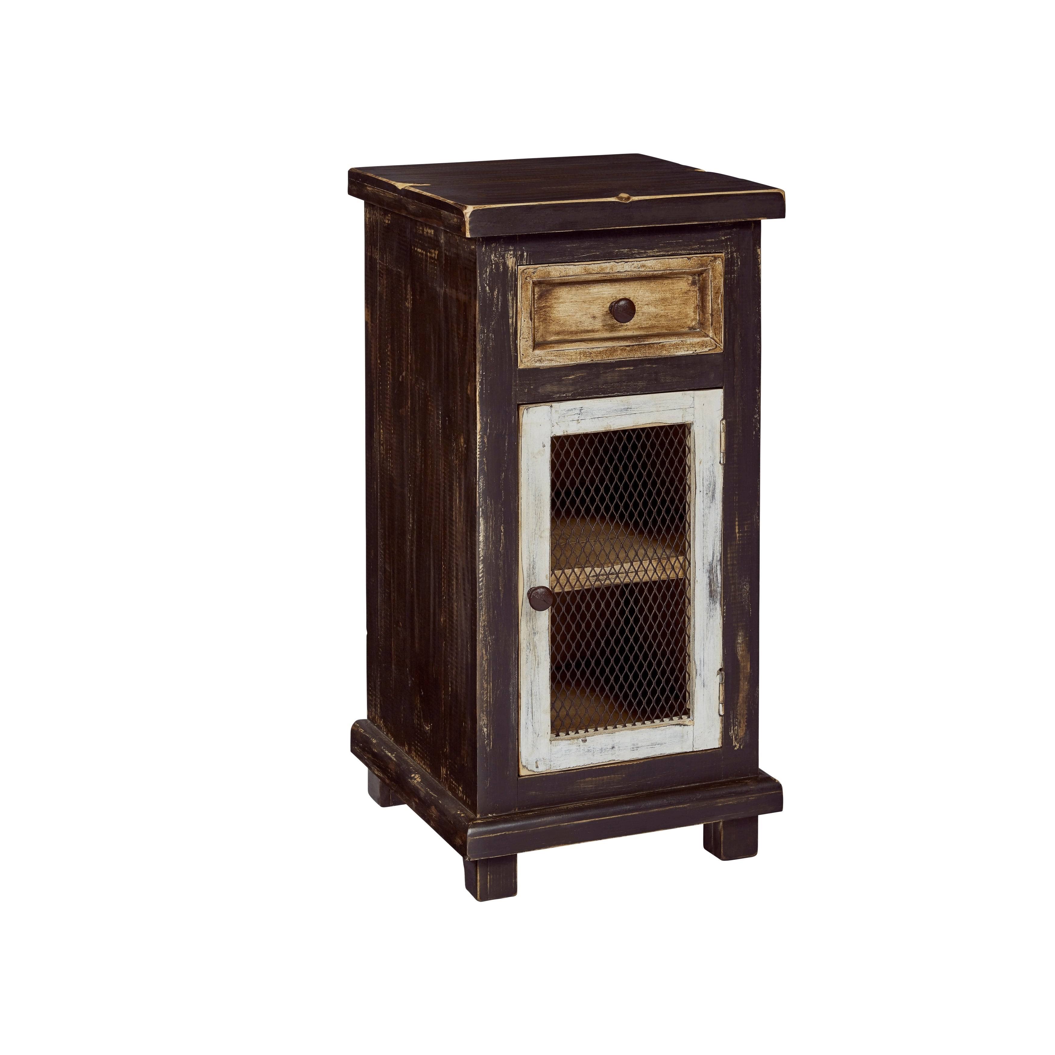 Progressive Furniture Stella Earth Tones Small Chairside Cabinet