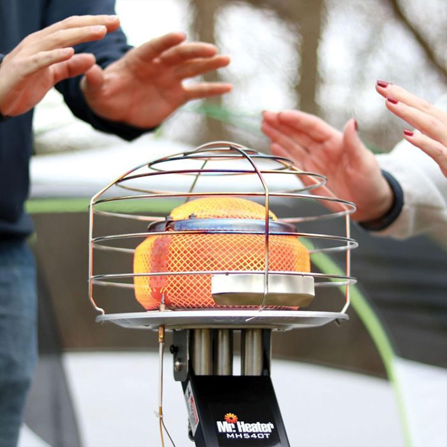 45000 BTU 540° Propane Tank Top Heater Outdoor Radiant Heater with Tip-Over Safety Shut-Off