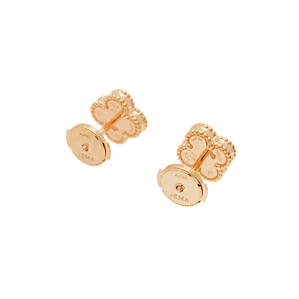 Van Cleef & Arpels Sweet Alhambra Earrings 18K Rose Gold VCARN6BO00
