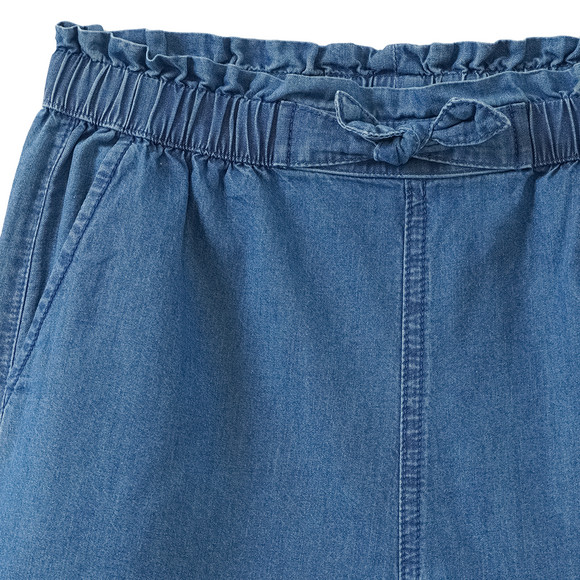 Yigga Mädchen Shorts aus leichtem Denim