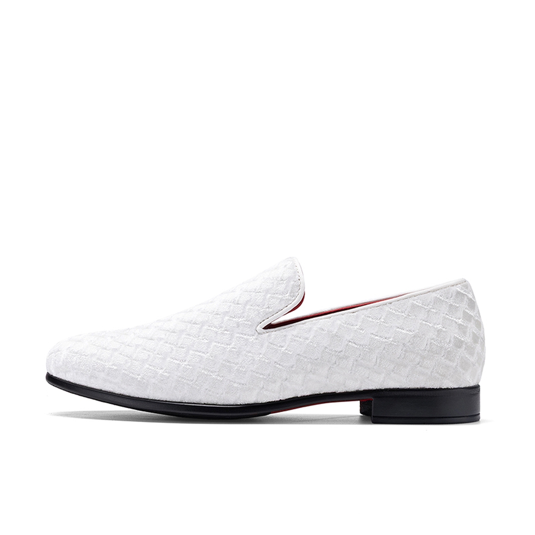 Men's Dress Velvet Tuxedo Loafers