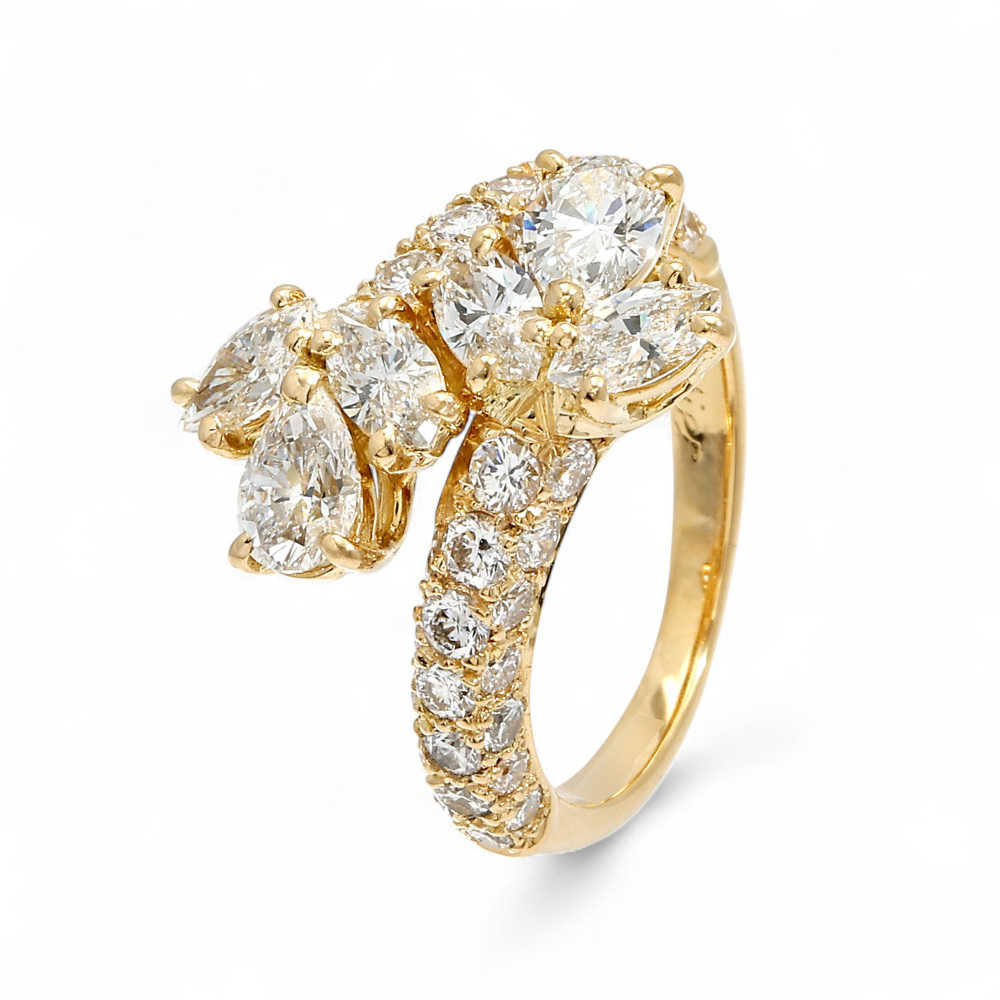 Cartier Primvale Ring 18K Yellow Gold Diamond