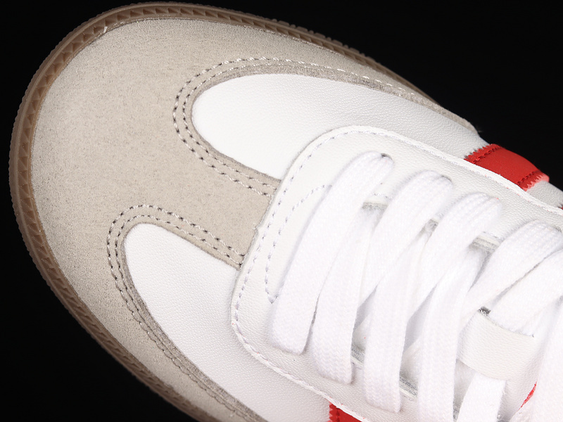 Adidas Samba Vegan Og Footwear White/Scarlet/Gum B44628