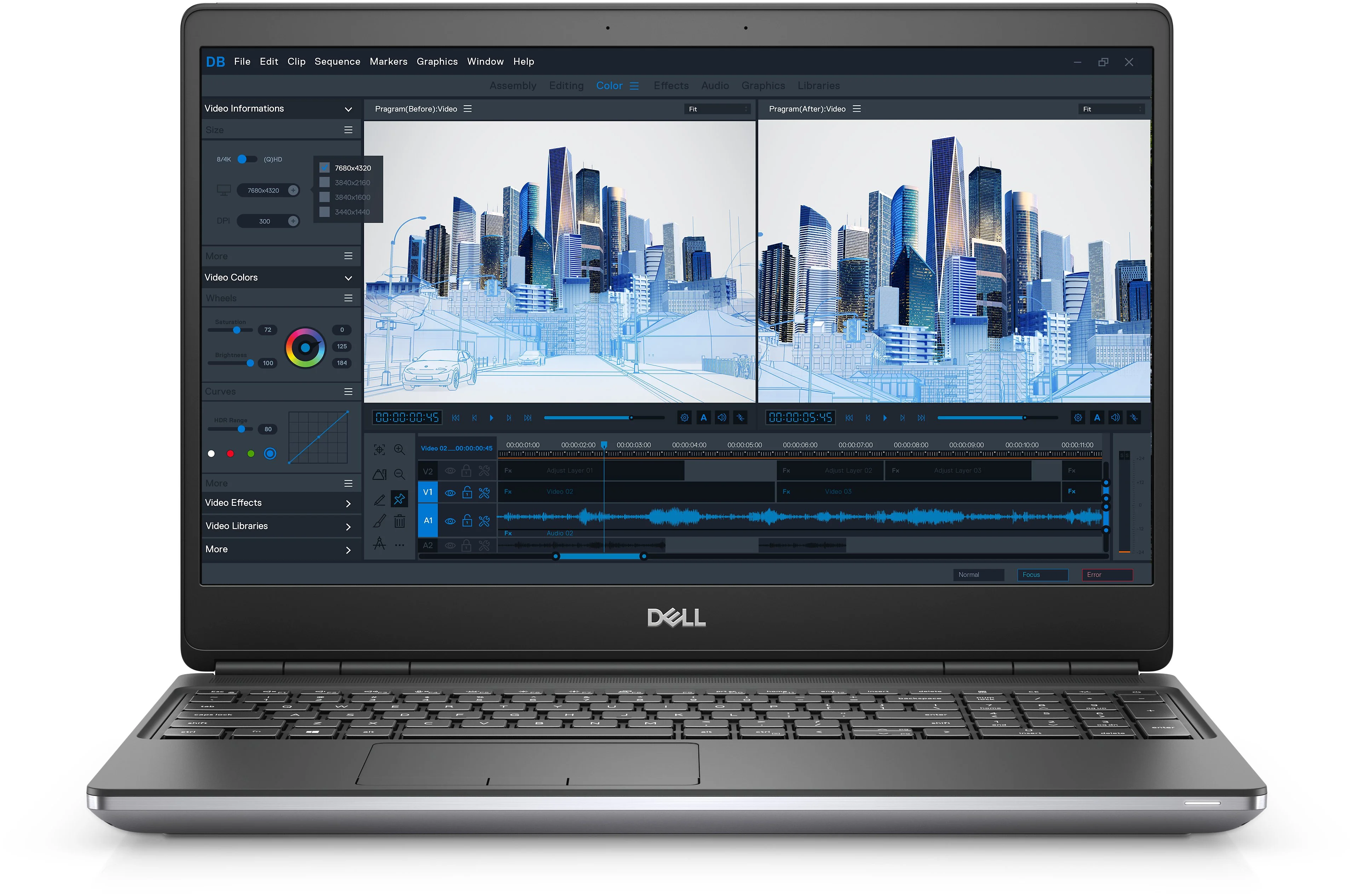 Restored Dell Precision 7000 7560 Workstation Laptop (2021) 15.6