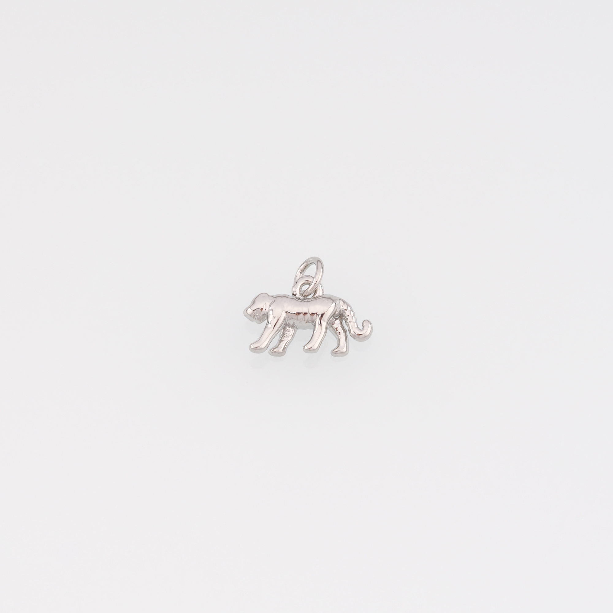 18K Gold Filled Leopard Pendant,Animal Charm Earrings Necklace for DIY Jewelry Making Supply