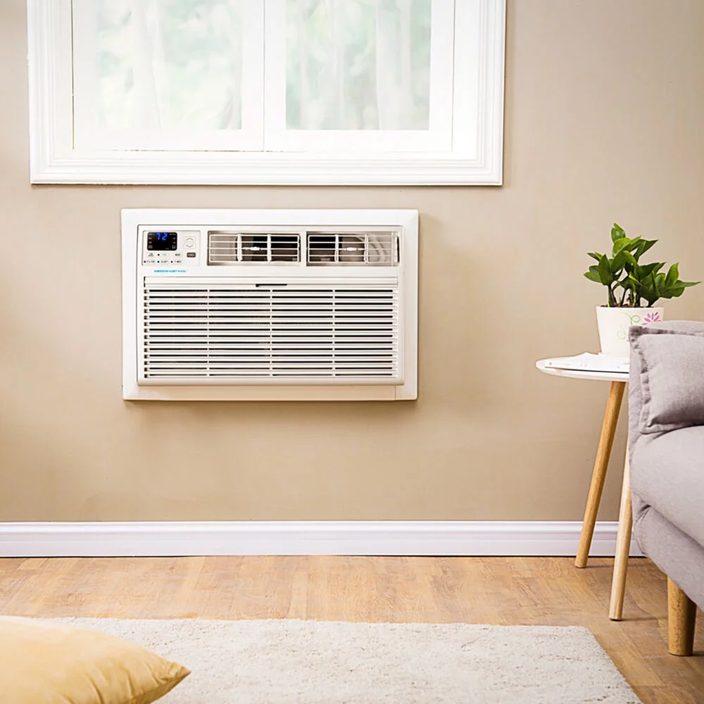 Emerson Quiet Kool 10,000 BTU 230-Volt Through-the-Wall Air Conditioner with Heater, White