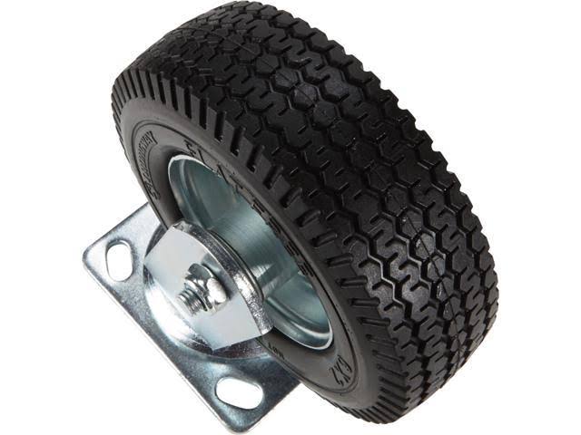 Strongway 6in Swivel Flat-Free Solid Polyurethane Caster 300lb Cap Sawtooth 22207002