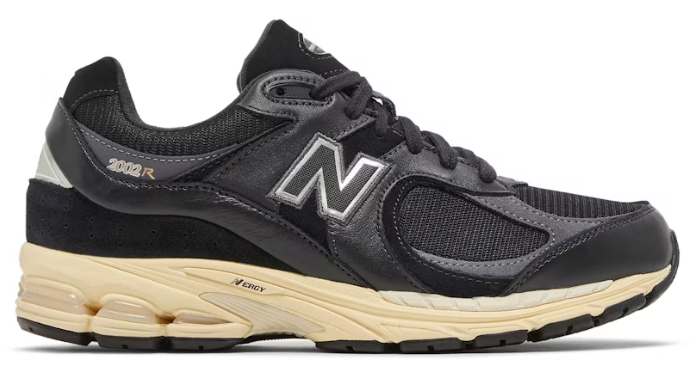 New Balance 2002R Leather Pack - Vintage Black M2002RIB Casual Running Shoes