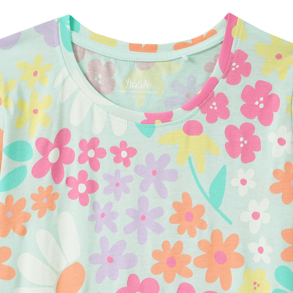 Yigga Mädchen T-Shirt mit Allover-Print